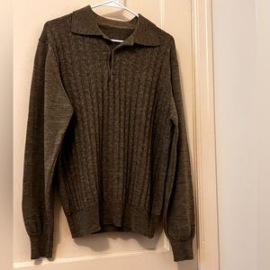Made in Italy Merino Wool Cable Knot Sweater